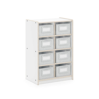 EdQ 8 Cubby Bin Storage Organizer - 30"