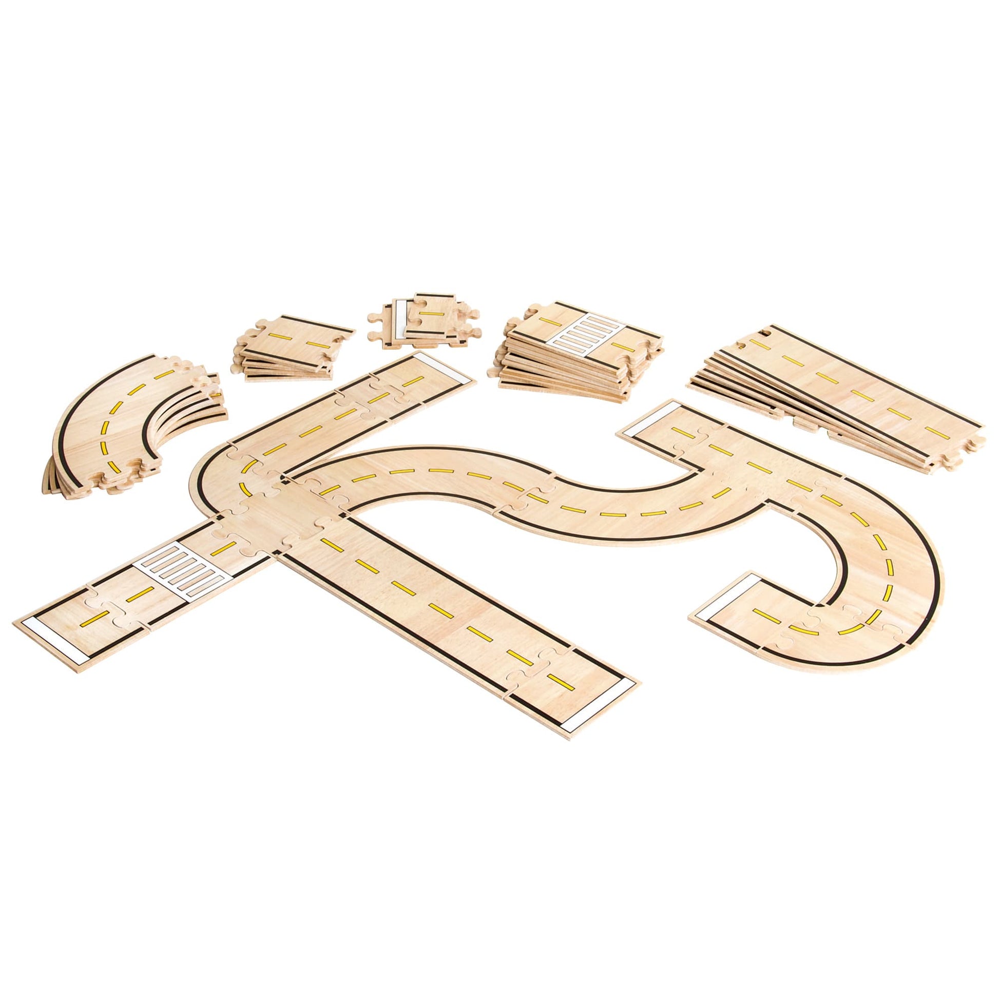 Double-Sided Roadway System - 42 pc. set