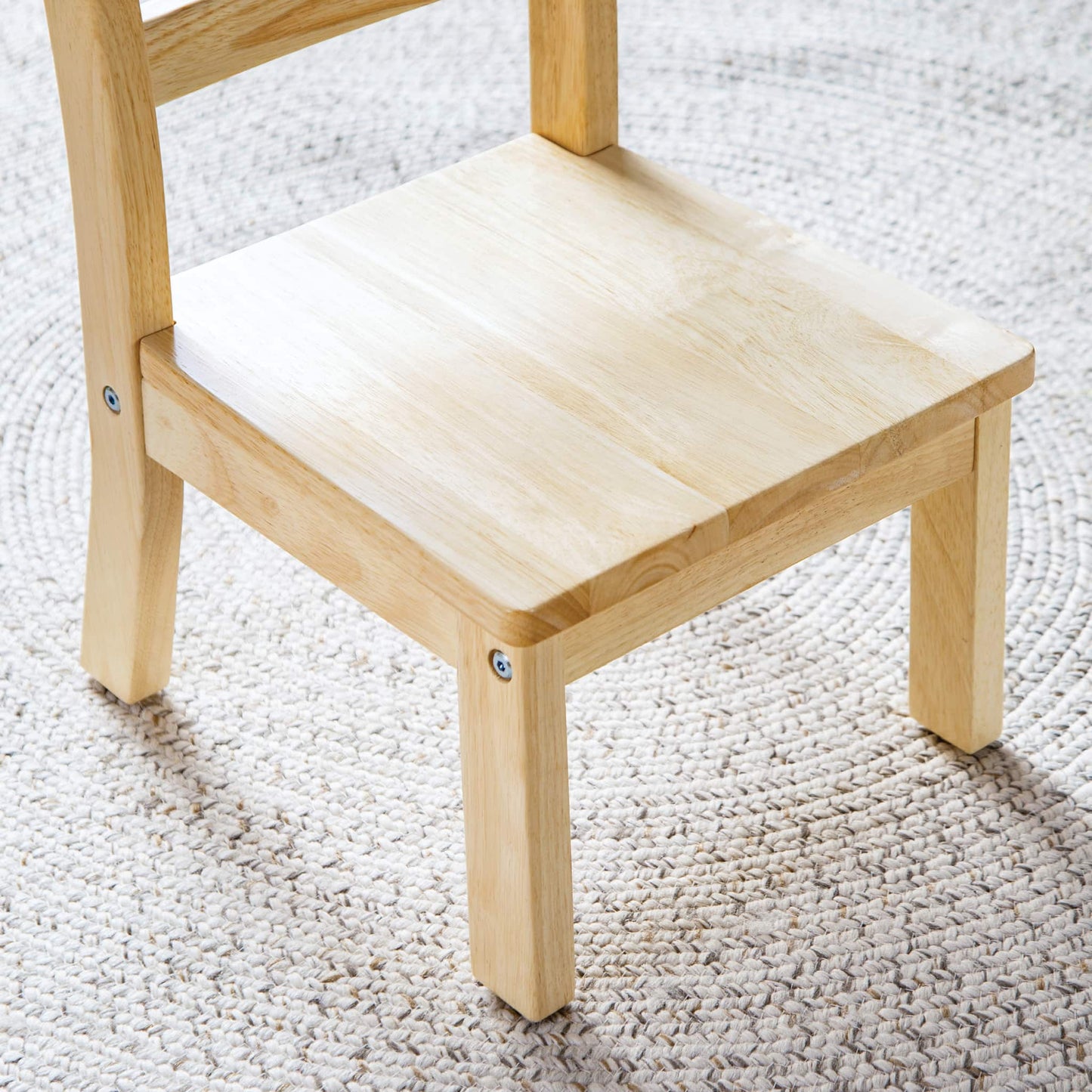 EdQ Hardwood Chairs - Set of 2 - 8" Seat