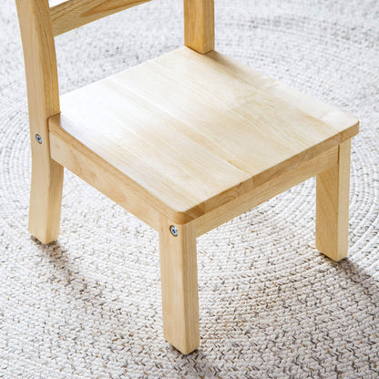 EdQ Hardwood Chairs - Set of 2 - 8" Seat
