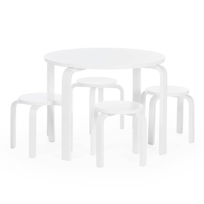 Nordic Toddler Table and Stool Set