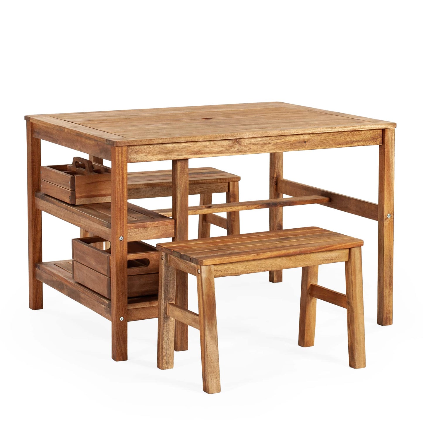 Martha Stewart Kids' Outdoor Craft Table and Bench Set