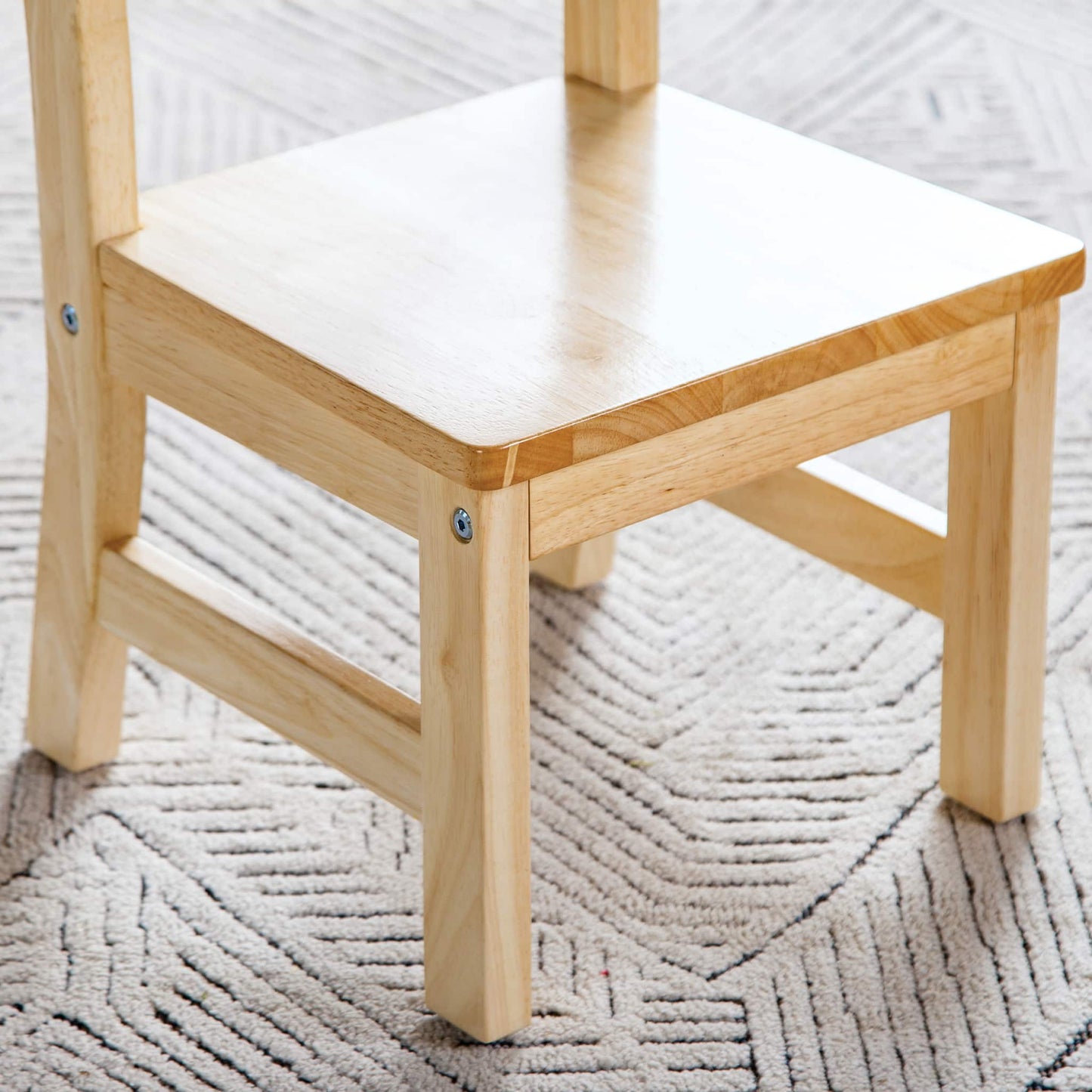 EdQ Hardwood Chairs - Set of 2 - 10" Seat