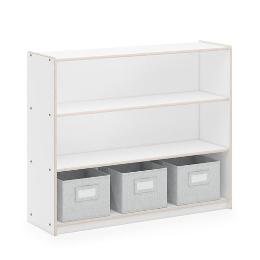 EdQ 3-Shelf Open Storage with Bins - 36"
