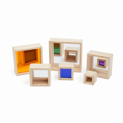 Nesting Pyramid Mirror Set