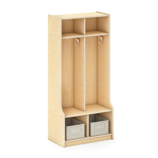 EdQ 2-Section Locker with Bench