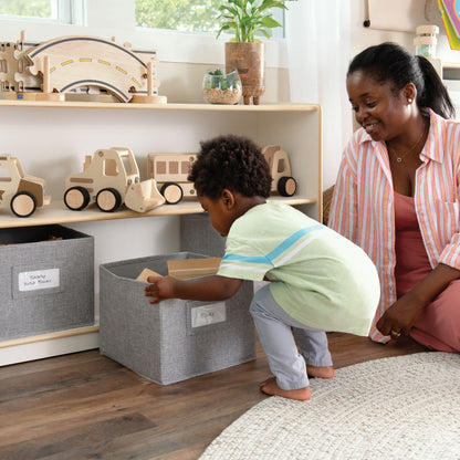 EdQ 2-Shelf Open Storage with Bins - 24"