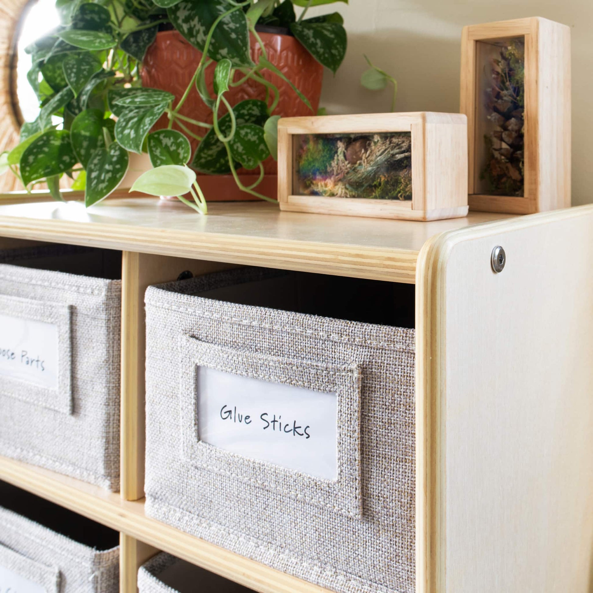 EdQ 8 Cubby Bin Storage Organizer - 30"