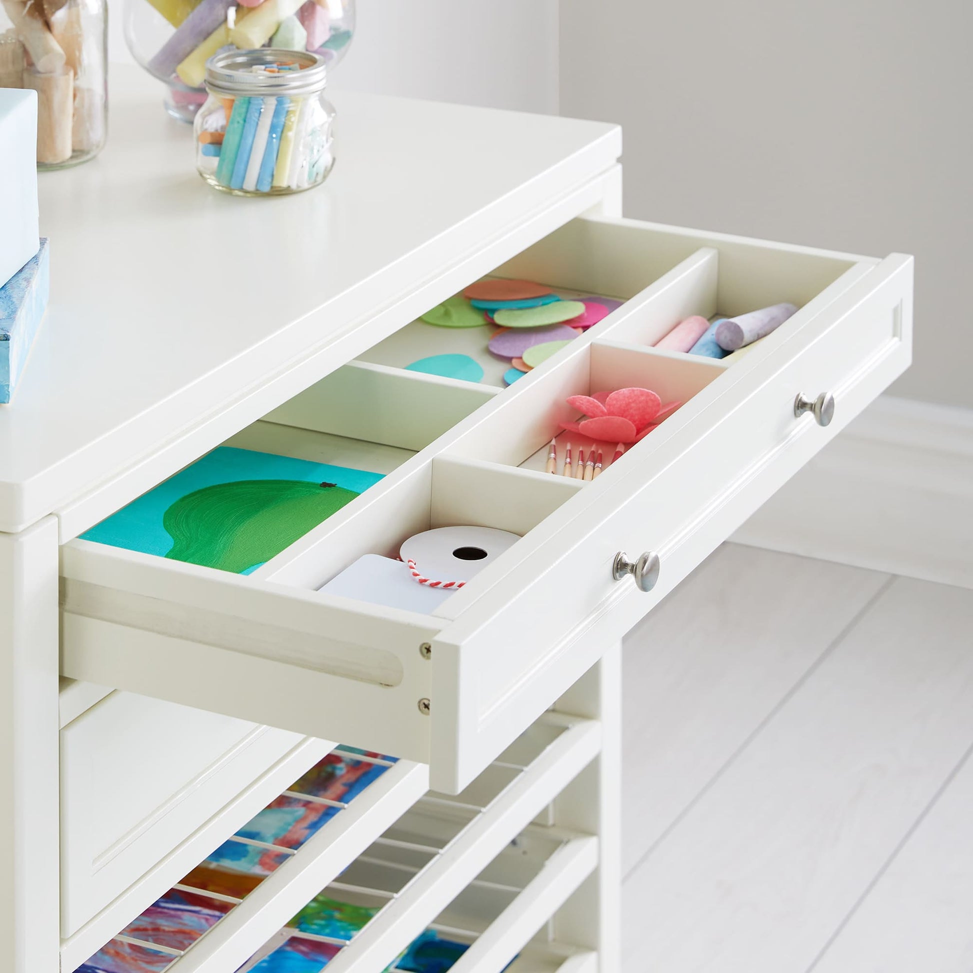 Martha Stewart Kids' Art Storage with Drying Racks