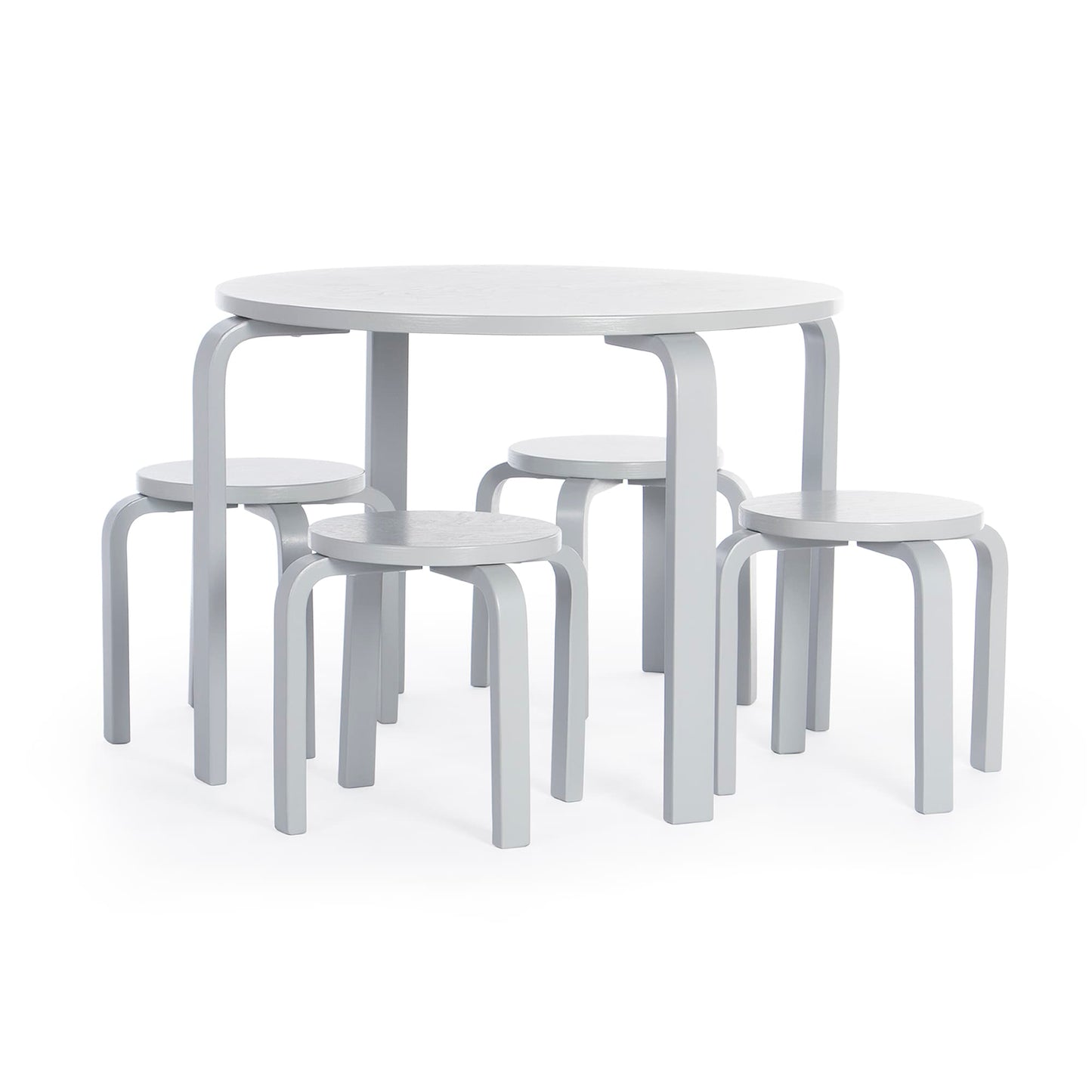 Nordic Toddler Table and Stool Set
